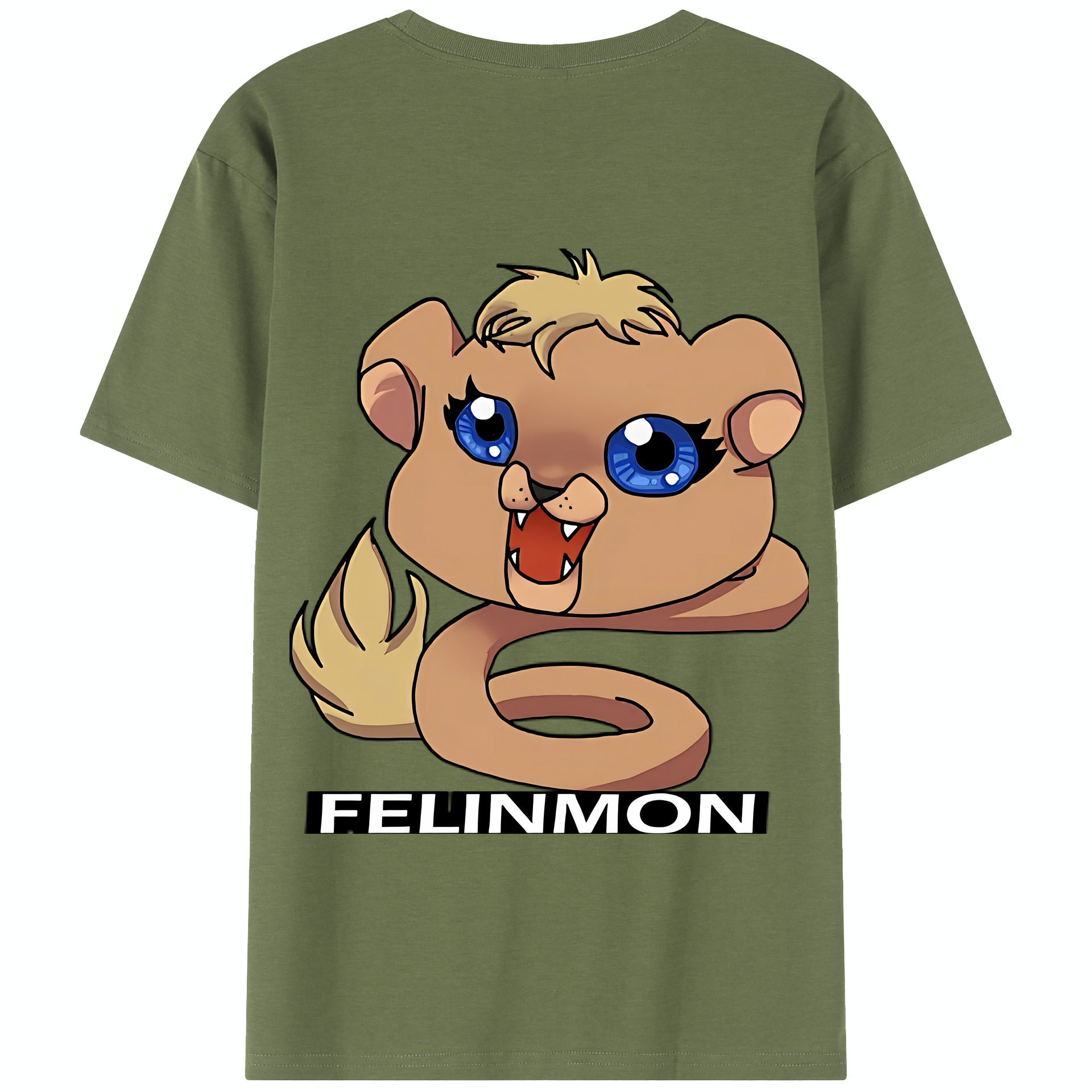 （画像用） Digimon デジタルモンスター/デジモン 綿100％半袖Tシャツ（背面プリント）